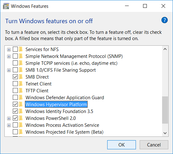 Adding-Windows-Hypervisor-Platform