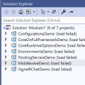 Visual Studio error: "The project file cannot be opened by the project system, because it is missing some critical imports or the referenced SDK cannot be found."